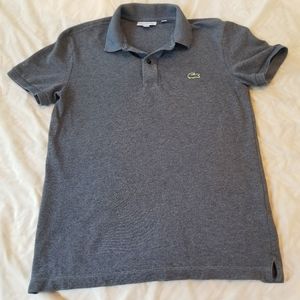 Lacoste slim, size us small, France 3, golf shirt.